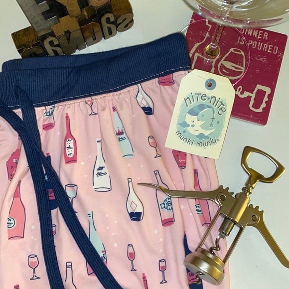 munki munki Other - 🆕🐒munki munki Women’s Wine Bottle/Glass PJ/ Lounge Pants